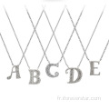 Pendentif Pendentif Pendentif Pendentif Lettre Sterling Silver Lettre Gold